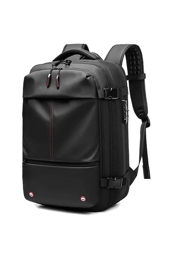 Expandable Vacuum Backpack, Vacuum Backpack, Alepeak Vacuum With Password Lock Backpack, Travel 60l Air Vacuum Compression Backpack,Black