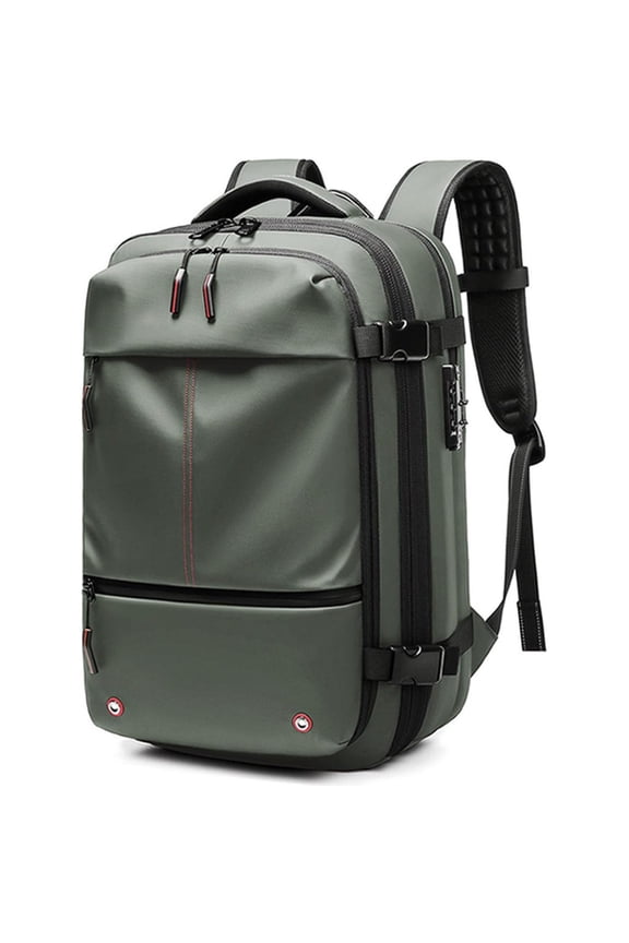 Expandable Vacuum Backpack, Vacuum Backpack, Alepeak Vacuum With Password Lock Backpack, Travel 60l Air Vacuum Compression Backpack,Green