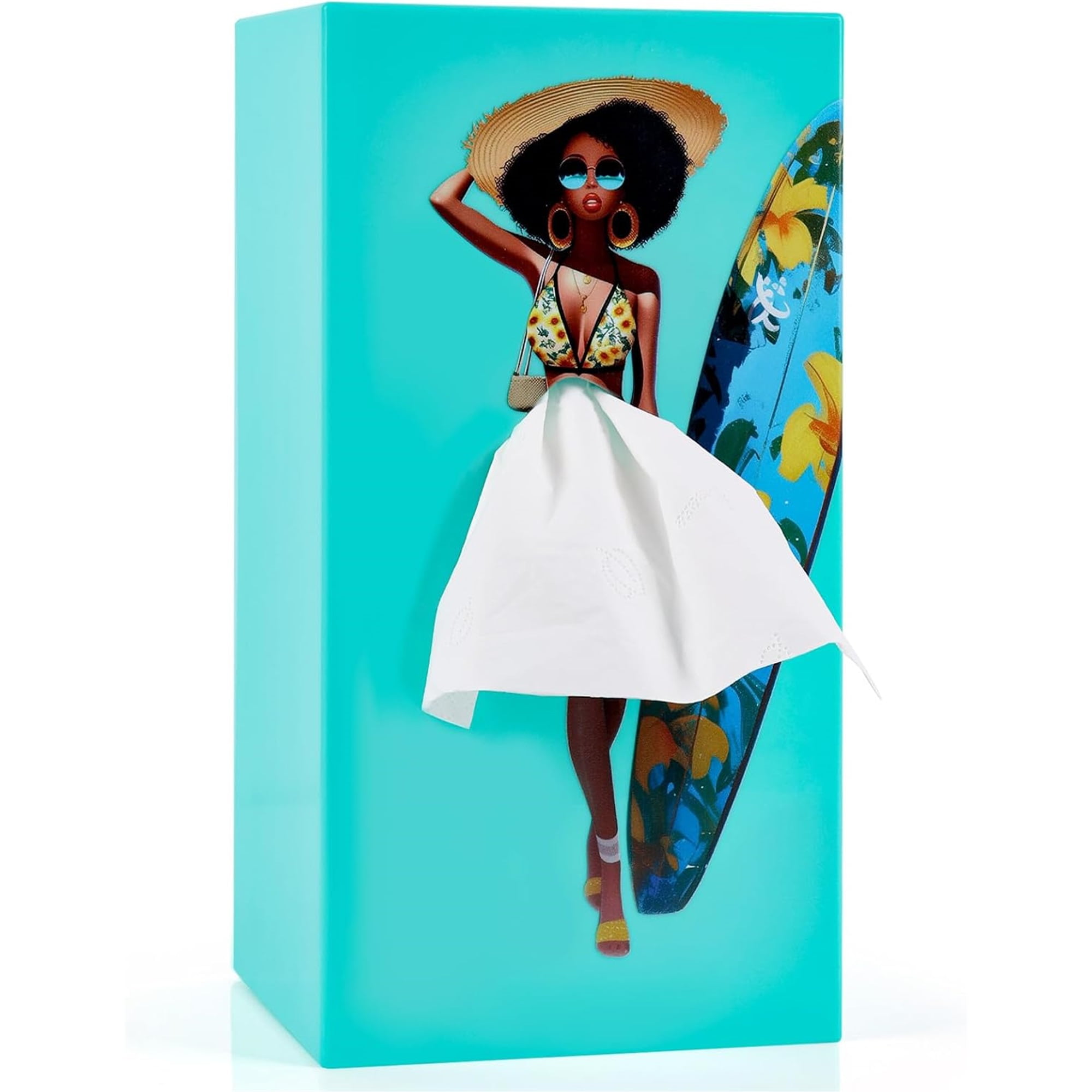 SQDWYGUO Funny Tissue Box Holde, Lady Skirt Tissue Box Cover, A Funny  Vintage Lady Up Dress Design Tissue Box Holder Rectangular Decor -  Walmart.com