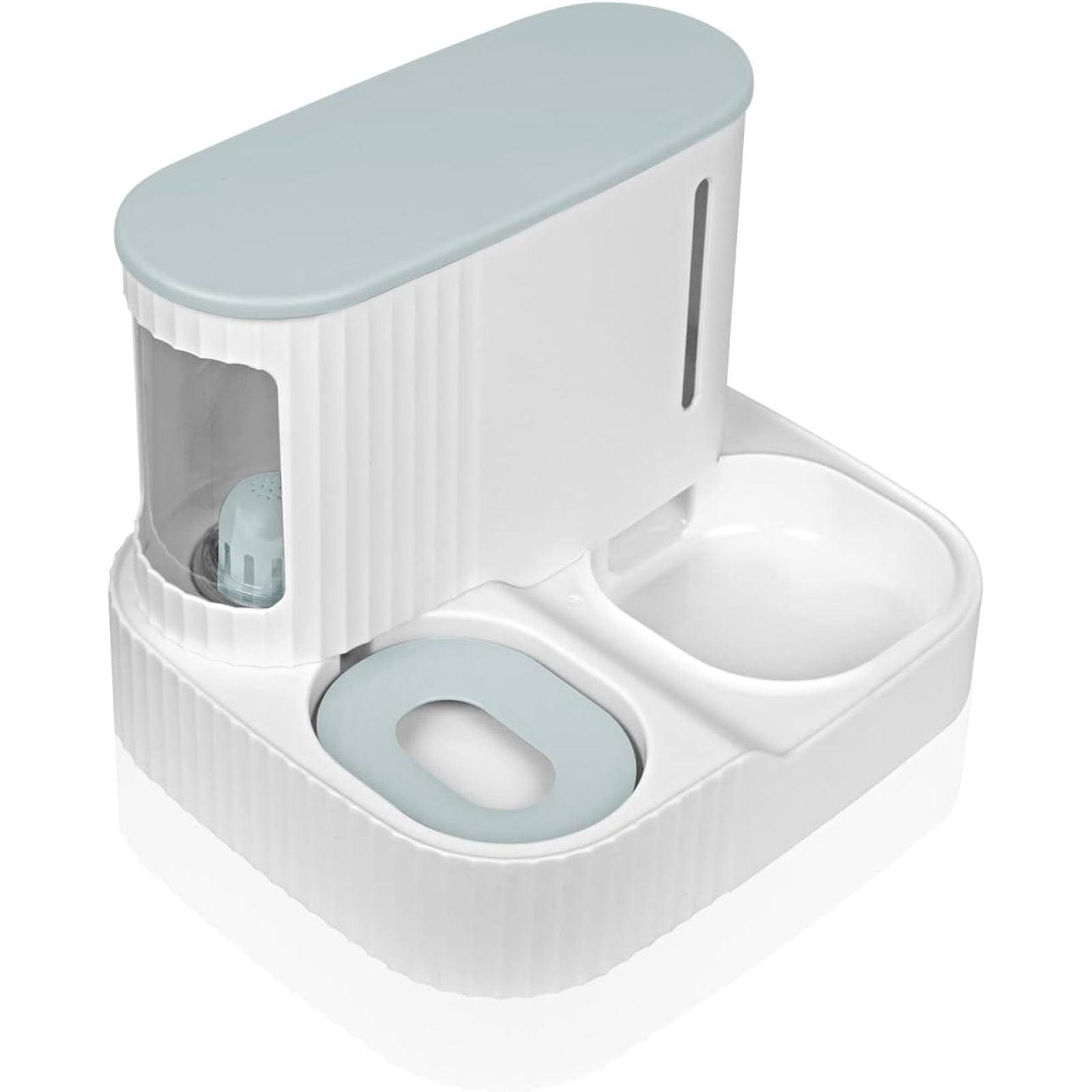 SQDWYGUO Gravity Pet Feeder and Water Dispenser Set, Automatic Cat Food Dispenser, Automatic Pet Feeder and Water Dispenser 2 in 1Suitable for Tracing Dogs and Pets,green