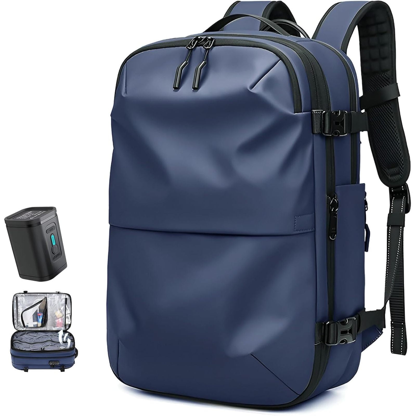 SQDWYGUO Vac Pack Backpack,Travel Airbag Backpack with Vacuum Pump