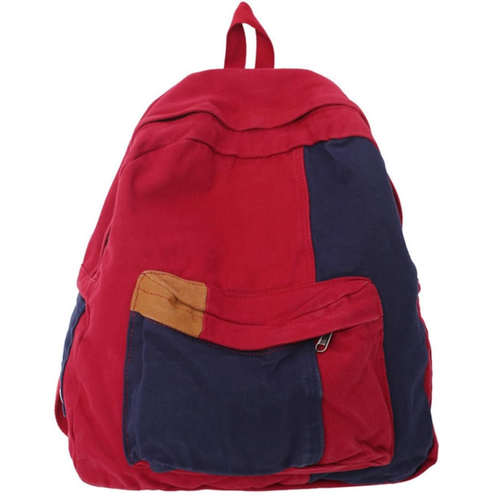 Canvas Backpack Vintage College Laptop Bag Hippie Grunge Casual Travel Rucksack Boho Mushrooms Laptop Backpack, Mushroomcore Backpack  main image 2