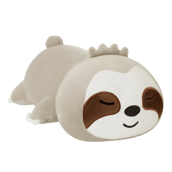 SQEQE Weighted Sloth Plush, Cute Soft Pillow Toy Gift for Kids 13.8 Inch, 1.6 Lbs
