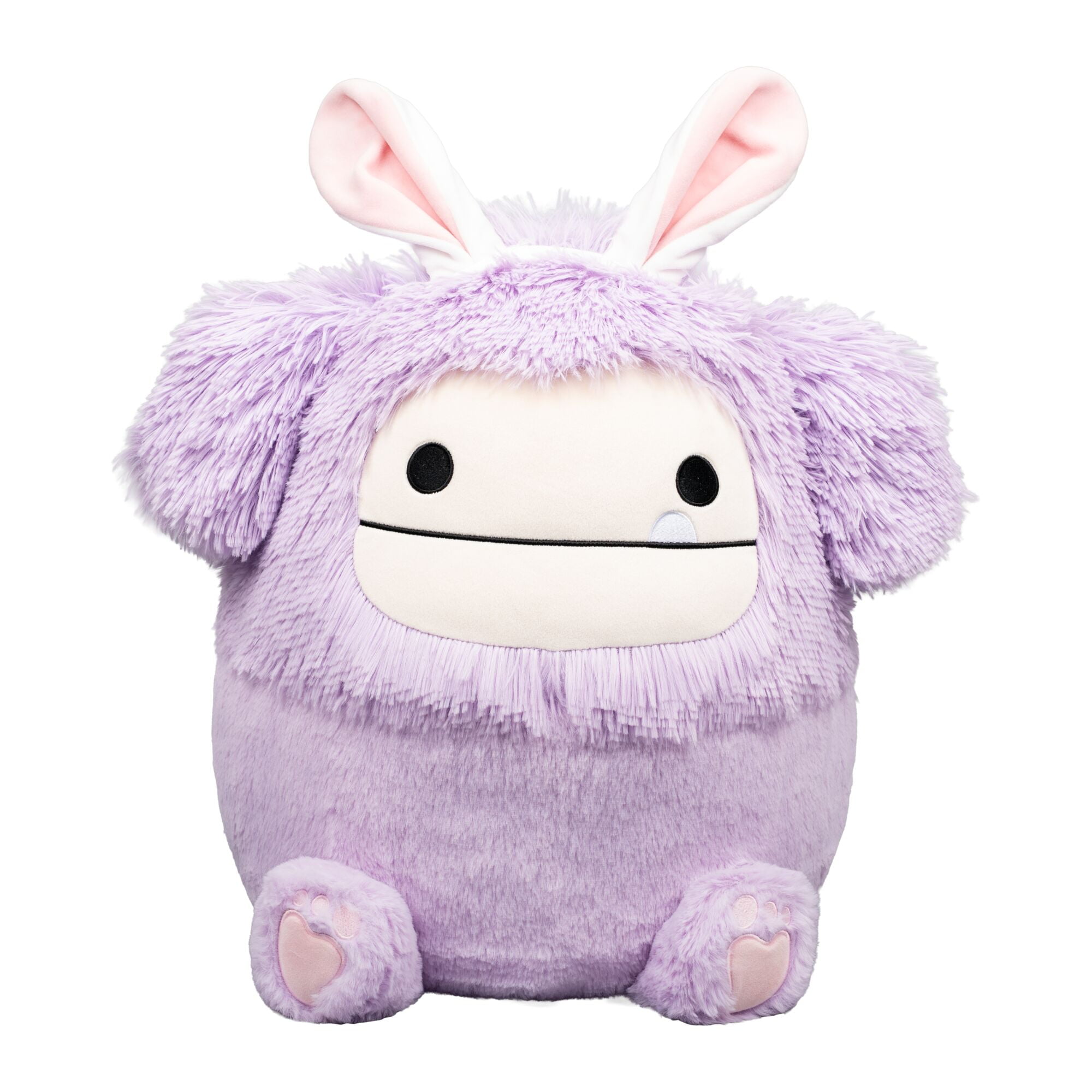 Squishmallows FuzzAMallow Official 16 inch Dilka the Lavender Bigfoot With Bunny Ears - Child's Ultra Soft Plush Toy