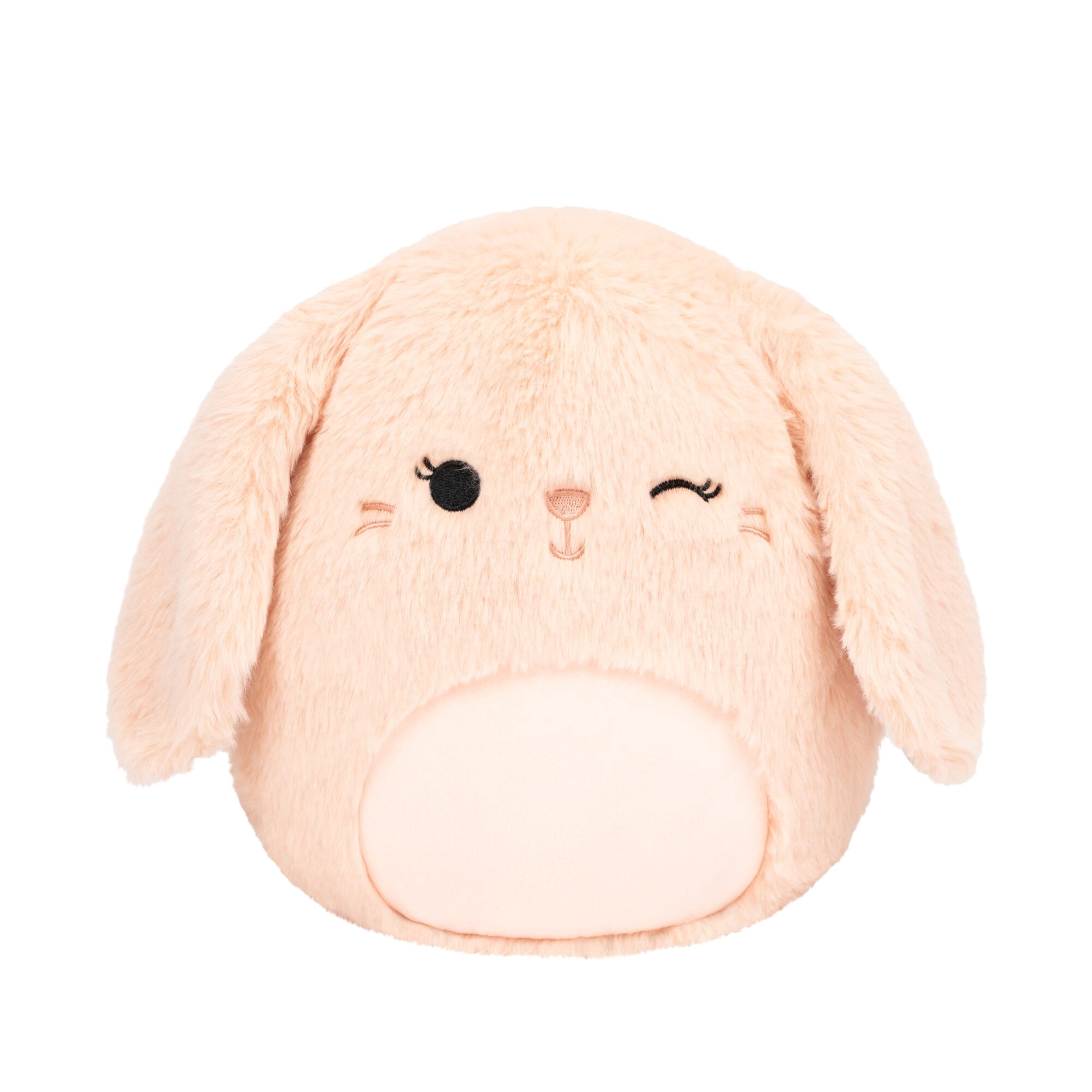 Squishmallows FuzzAMallow Official 8 inch Satine the Winking Peach