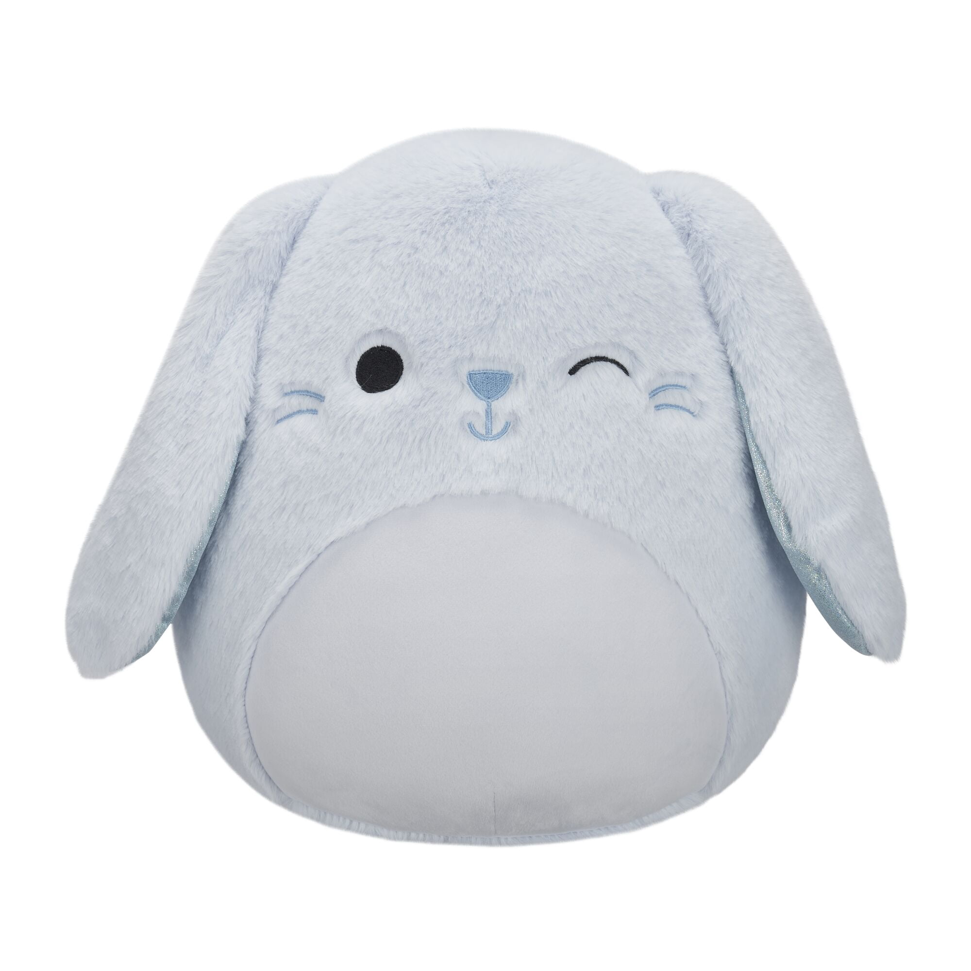 Squishmallows FuzzAMallow Official 12 inch Bastian the Winking Blue Bunny - Child's Ultra Soft Stuffed Plush Toy