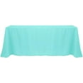 thumbnail image 1 of SQHJV -3 Pack- 108 x 156-Inch Rectangular Polyester Linen Tablecloth with Rounded Corners  Navy Blue, 1 of 5