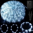 thumbnail image 1 of SQHQ 150ft LED Rope White Lights Outdoor 810 LED Connectable and Flexible Tube Lights with 8 Modes Waterproof LED Rope Lighting for Party Holiday Garden Garden Indoor Outdoor Decoration, 1 of 5