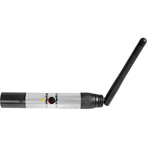 SQHQ DMX-WTR 2.4GHz Wireless DMX Lighting Transmitter, 1968 Ft Range, 7 Group Control, 25 Receivers, GFSK Modulation, for DJs, Stage, and Event Lighting