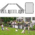 thumbnail image 1 of SQIREP Metal Garden Fence 87ft(L)x32in(H) No Dig Fence Decorative Garden Fencing with Gate Animal Barrier Fences for Backyard Patio Garden Flower Beds, 1 of 9