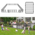 thumbnail image 1 of SQIREP Metal Garden Fence 94.5ft(L)x40in(H) No Dig Fence Decorative Garden Fencing with Gate Animal Barrier Fences for Backyard Patio Garden Flower Beds, 1 of 9