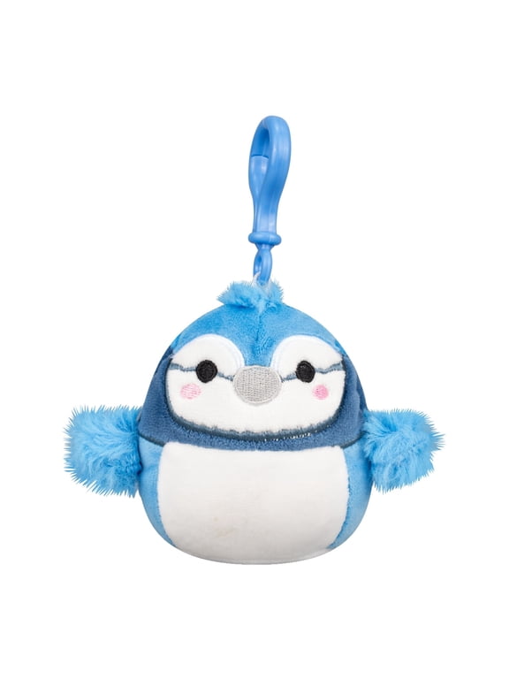 Original 3.5 inch Babs the Blue Jay - Child's Ultra Soft Stuffed Plush Clip-on