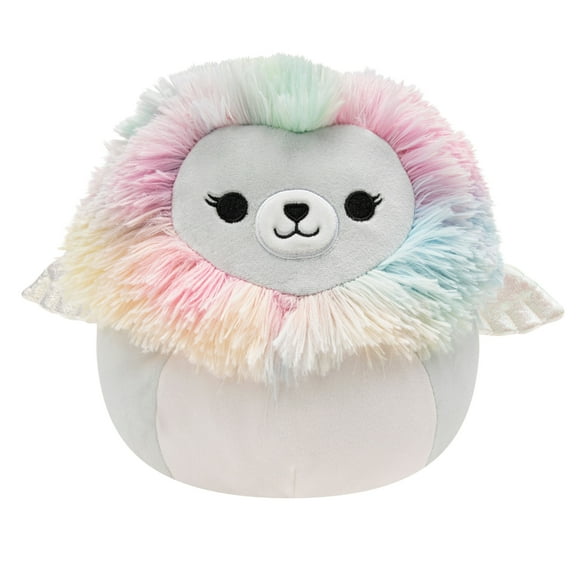 Squishmallows 12 inch Leonori the Grey Lion with Wings - Child's Ultra Soft Stuffed Plush Toy