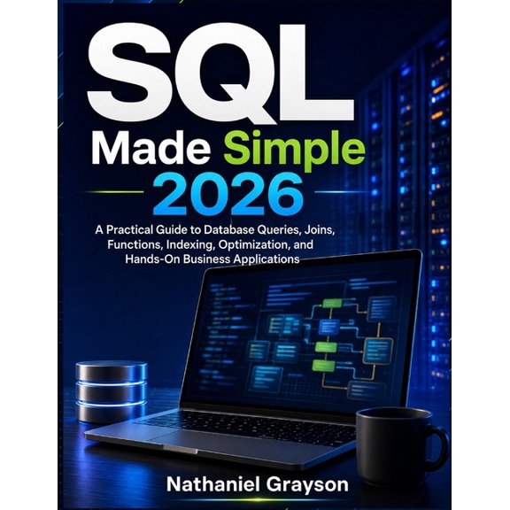SQL Made Simple 2026: A Practical Guide to Database Queries, Joins, Functions, Indexing, Optimization, and Hands-On Busi, (Paperback)