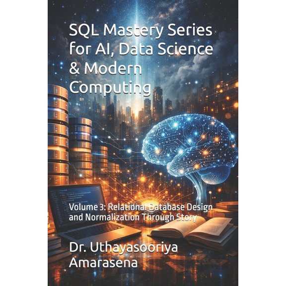 SQL SQL Mastery Series for AI, Data Science & Modern Computing: Volume 3: Relational Database Design and Normalization Throu, Book 3, (Paperback)