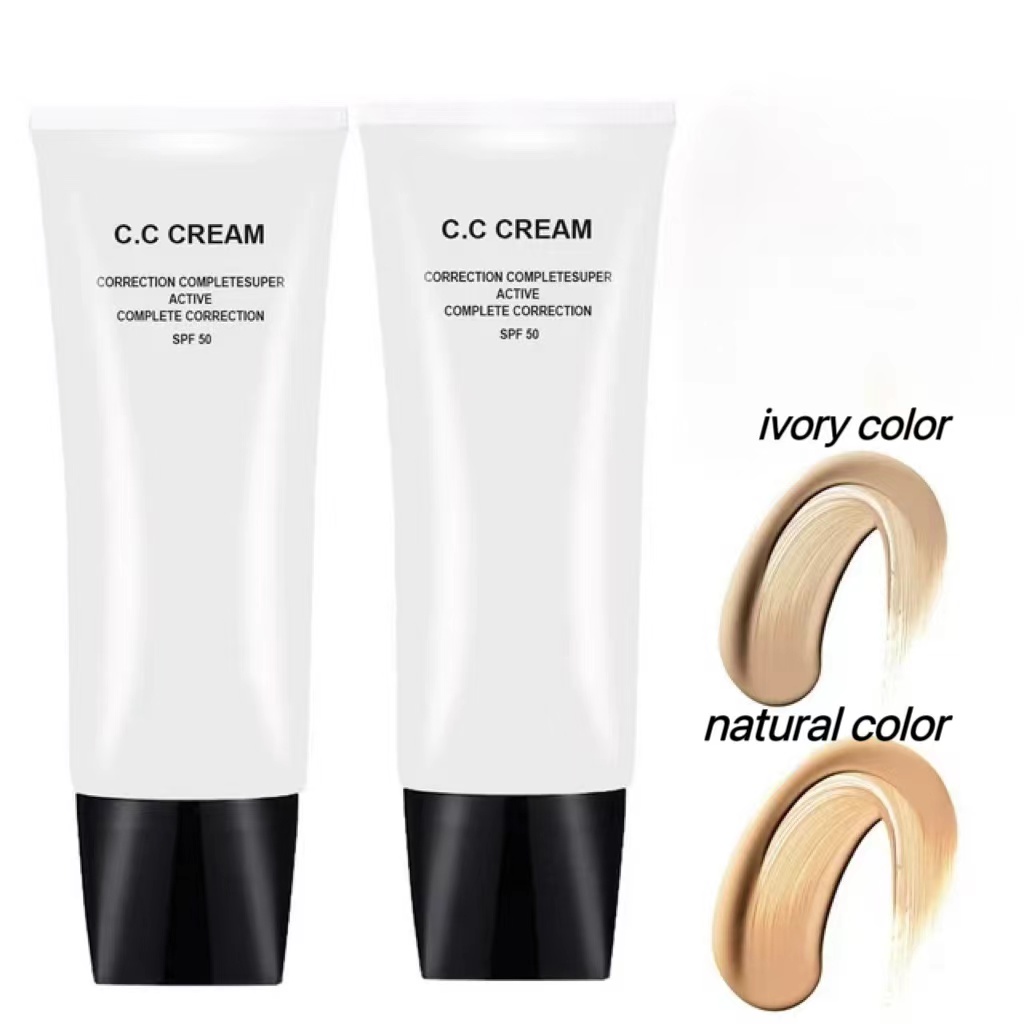 SQLEA CC Cream Self Adjusting for Mature Skin, Skin Tone Adjusting CC Cream SPF 50, CC Color