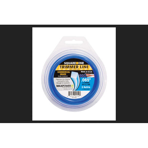 MaxPower Square One Commercial Grade 0.065 in. Dia. x 40 ft. L Trimmer Line