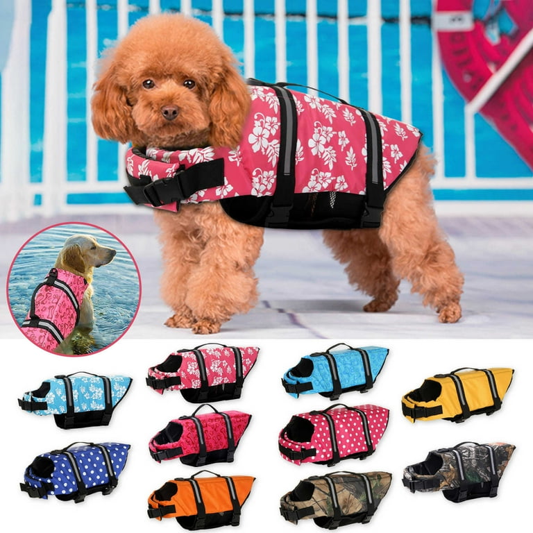 Pink dog hotsell life vest