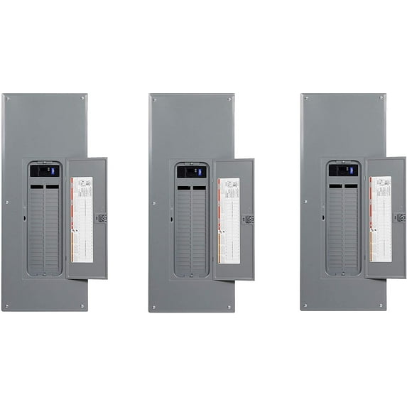 SQUARE D BY SCHNEIDER ELECTRIC QO142M200PC QO200A Main Load Center Pack of 3