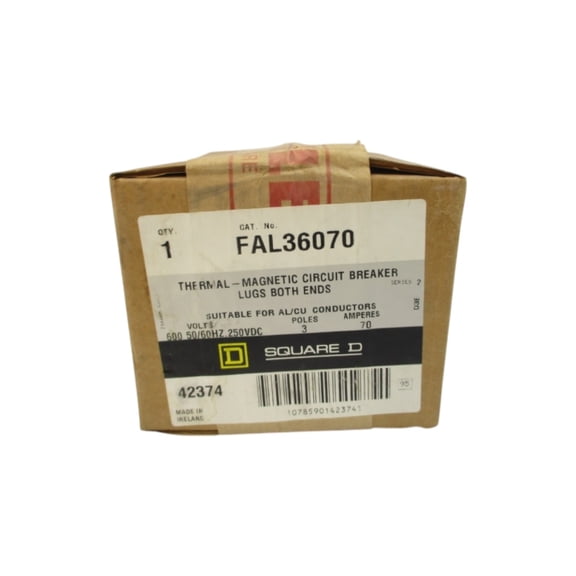 SQUARE D FAL36070 SER. 2 600V 70A (GREY) NSFS