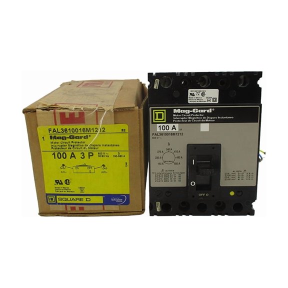 SQUARE D FAL3610016M1212 SER. 2 600V 100A NSMP
