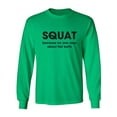 thumbnail image 1 of SQUAT Adult Long Sleeve T-shirt, 1 of 3