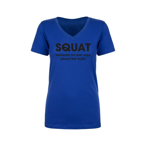 SQUAT Womens V-Neck T-Shirt