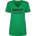 thumbnail image 1 of SQUAT Womens V-Neck T-Shirt, 1 of 2