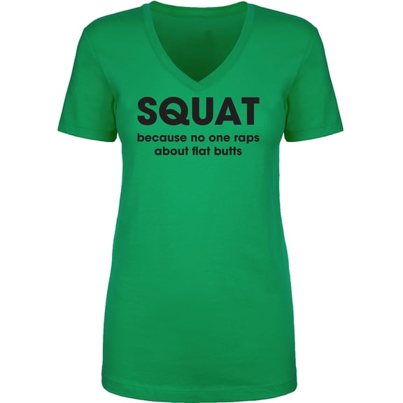 SQUAT Womens V-Neck T-Shirt