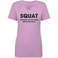 thumbnail image 1 of SQUAT Womens V-Neck T-Shirt, 1 of 3