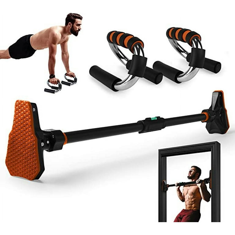 SQUATZ Adjustable Pull Up S-Shaped Push Up Bar Anti-Skid