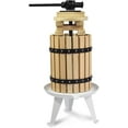thumbnail image 1 of SQUEEZE master Fruit Apple Cider Wine Press-3.17 Gallon/12L- Solid Wood Basket-6 Press Wooden Blocks-Pole Handle Bar for Juice,Wine,Cider-Suitable for Outdoor, Kitchen and Home, 1 of 7