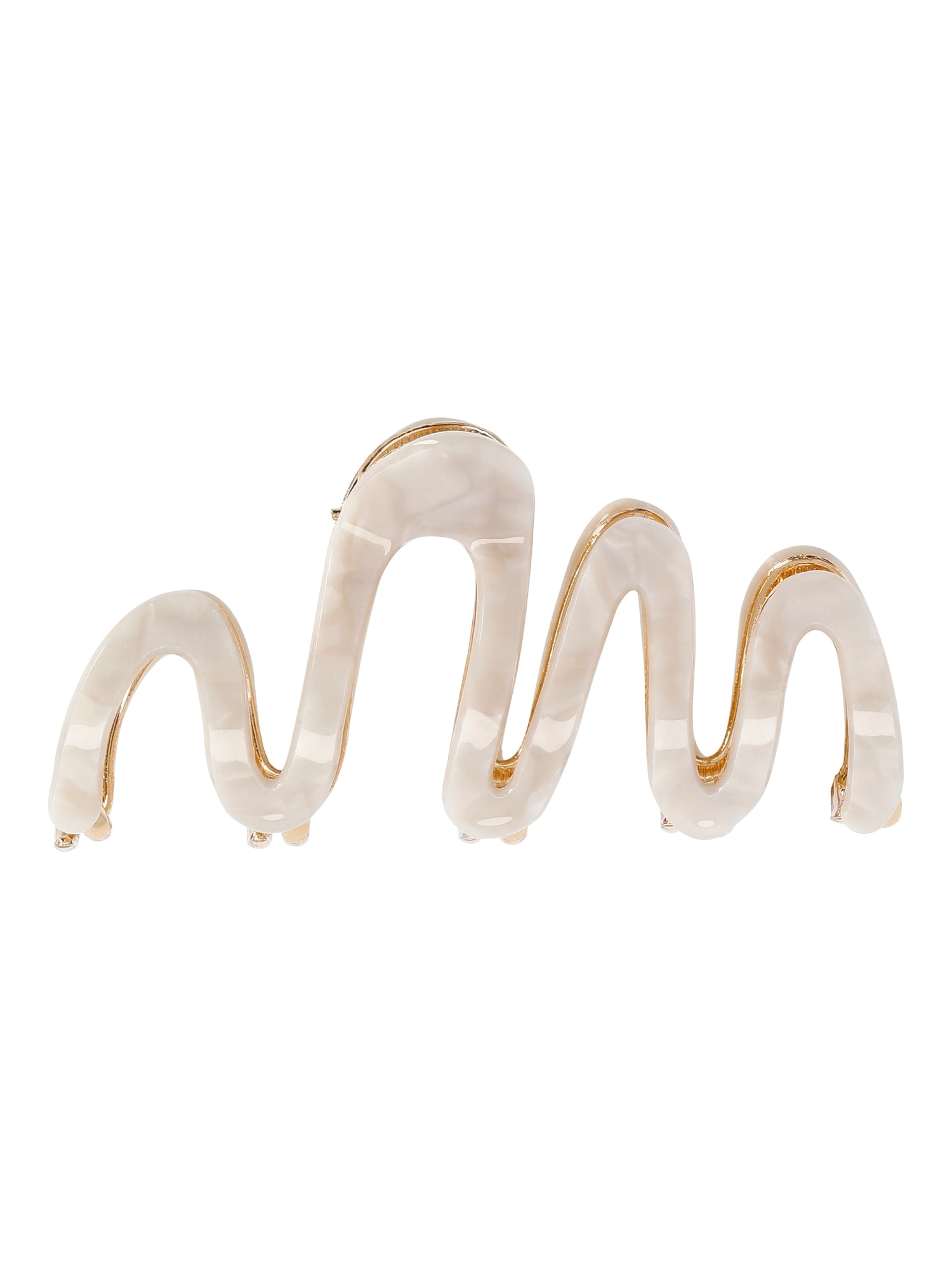 Time and Tru Women's Squiggle Hair Claw Clip
