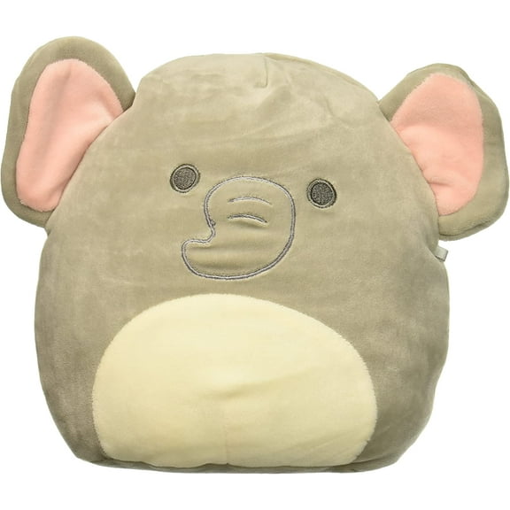 Built in Rattle! Squishmallow Emma the Baby Elephant Children's Plush Toy Pillow 8-inch