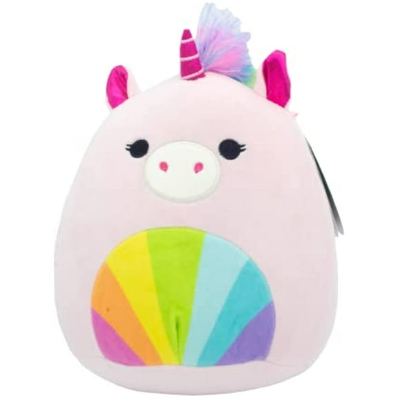 SQUISHMALLOW KellyToy - 8 Inch (20cm) - Amor The Rainbow Belly Unicorn - Fantasy Squad