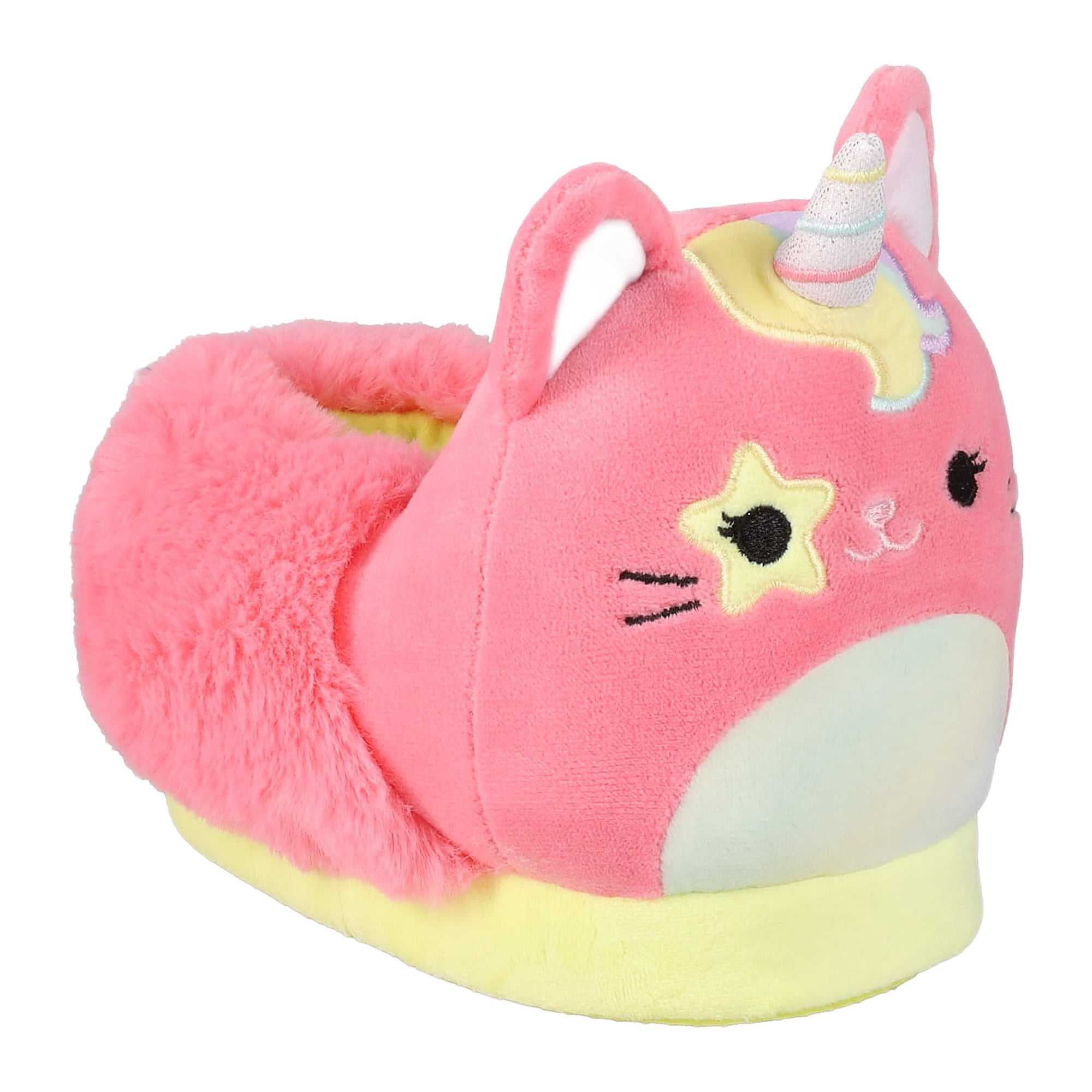Squishmallows Toddler and Kids Character-head Scuff Slippers
