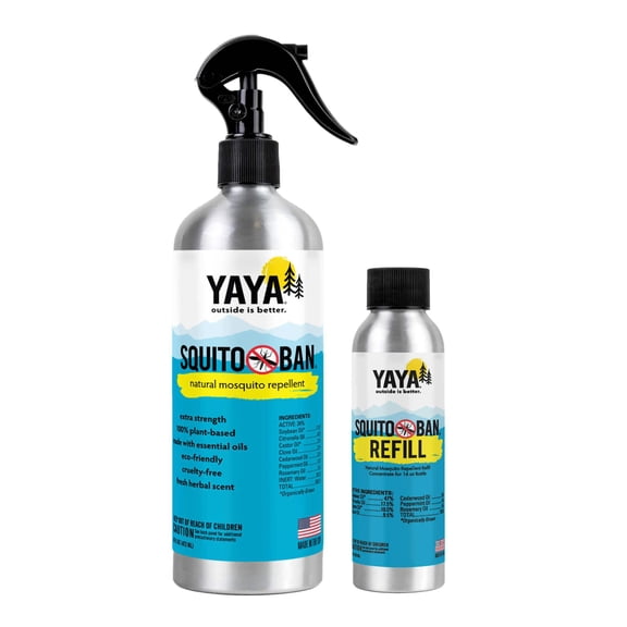 SQUITO BAN 16 oz + Refill Bundle