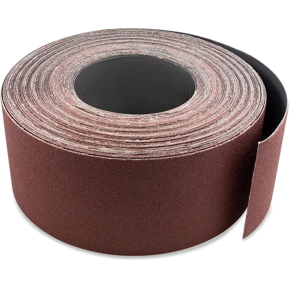 SQi 320 Grit Woodworking Drum Sander Strip Roll, 3 Inch x 70 FT Sandpaper, Continuous Cut to Length Abrasive,Applicable to grinding machines,320-mesh sandpaper