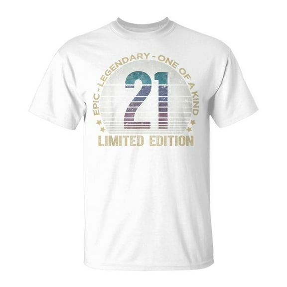 SR 21 Year Old Limited Edition Vintage 21St Birthday T-Shirt