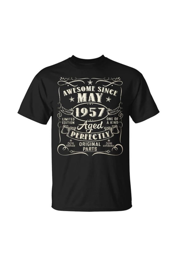 66Th Birthday Awesome Since May 1957 66 Years Old T-shirt