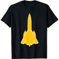 thumbnail image 1 of SR-71 Blackbird Air Force Military Jet T-Shirt, 1 of 5