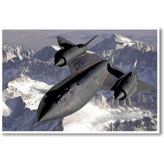 SR-71 Blackbird - NEW Military Us Air Force Poster