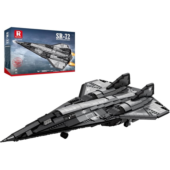 SR-72 Reconnaissance Fighter Jet Building Set, Military Airplane Toys Construction Set 33039, Model Plane Kit Aviation Collection, Gifts for Teens 14+, Adult and Military Fans