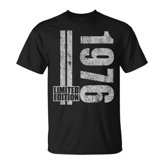 SR Born In 1976 Limited Edition Birthday T-shirt