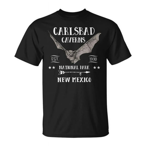 SR Carlsbad Caverns National Park Bat Souvenir T-shirt