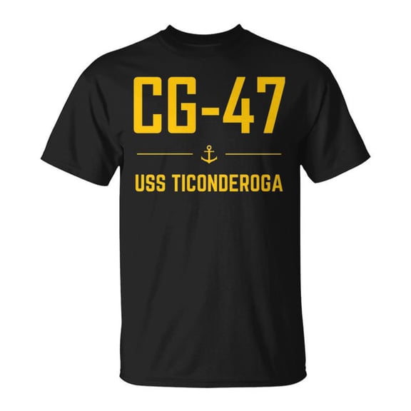 SR Cg47 Uss Ticonderoga T-shirt