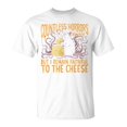 thumbnail image 1 of SR Countless Horrors Await But I Remain Faithful To The Cheese T-Shirt, 1 of 6