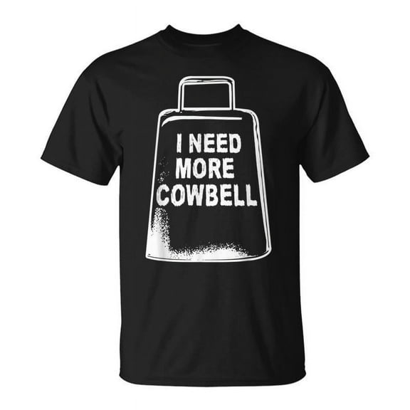 SR Cow Humour More Cowbell Top T-shirt