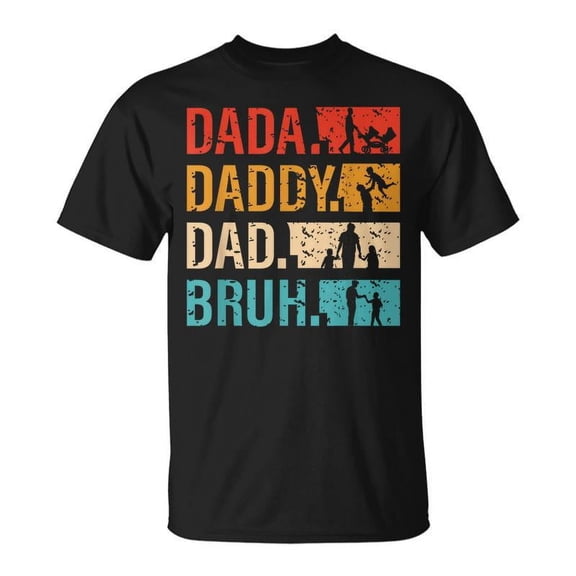 SR Dada Daddy Dad Bruh Vintage Happy Amazing Fathers Day T-shirt