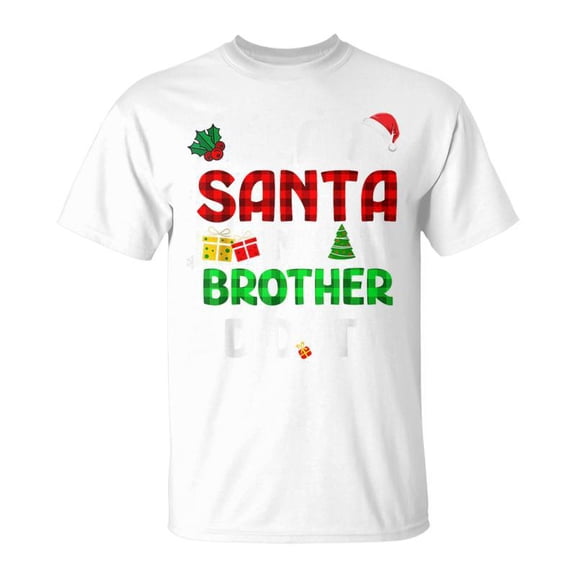 SR Dear Santa My Brother Did It Christmas Boys Girls Kid T-Shirt